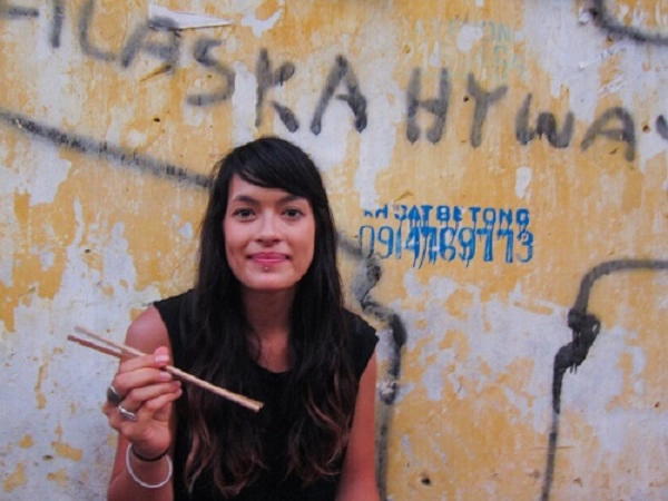 Sophie từng đến Việt Nam. Ảnh: Sophie Saint.