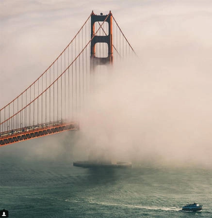Cầu Cổng Vàng, San Francisco, California, Mỹ.