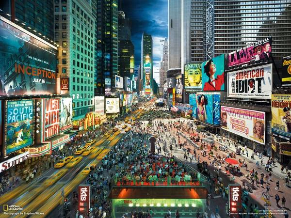 New York, Mỹ: Siêu thành phố sôi động này có đủ thứ du khách cần, từ những tòa cao ốc chọc trời tới những hàng cây xanh mướt của công viên trung tâm, từ các con phố mua sắm hạng sang tới các bảo tàng hấp dẫn. Ảnh: National Geographic.​