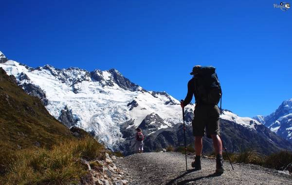 Có hàng trăm cây số đường mòn leo núi, thích hợp cho việc đi bộ ở khắp New Zealand. (Ảnh planitnz)