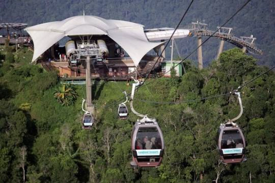 Cáp treo ở Langkawi 