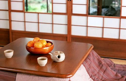Kotatsu là một chiếc lò sưởi gia đình gồm một chiếc bàn thấp được phủ một chiếc mền dày với lò sưởi ở dưới gầm bàn. Bàn sưởi kotatsu trở nên thân quen với người dân toàn thế giới thông qua các phim hoạt hình và phim truyện Nhật Bản. 30-dieu-cuc-ngo-nghinh-gan-nhu-chi-co-o-nhat-ban-ivivu-14