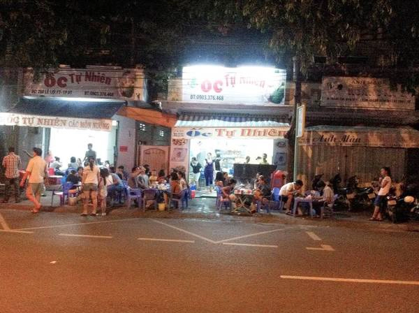 Quán ốc Tự Nhiên. Ảnh: quanngonre Quán ốc Tự Nhiên. Ảnh: quanngonre