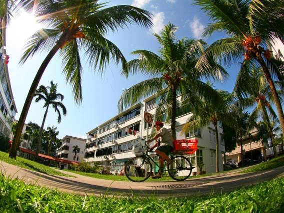 Tiong Bahru, một trong những khu phố lâu đời nhất ở Singapore.