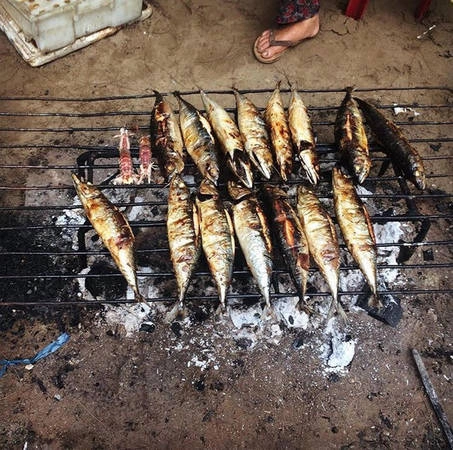 Món cá chìa vôi nướng ngon tuyệt! (@ngo_diep)