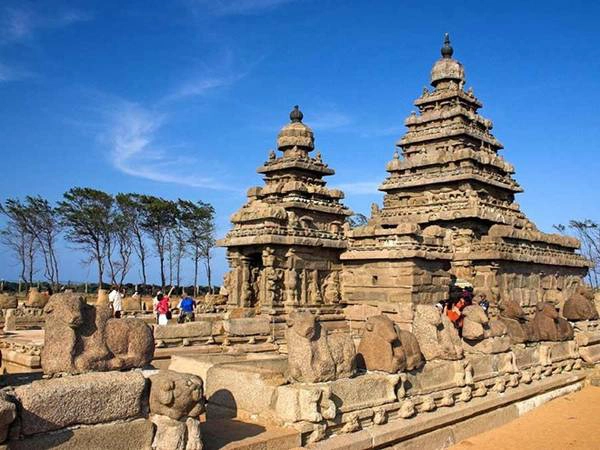 Đền đài ở Mahabalipuram. Ảnh: ejiusa. Đền đài ở Mahabalipuram. Ảnh: ejiusa.
