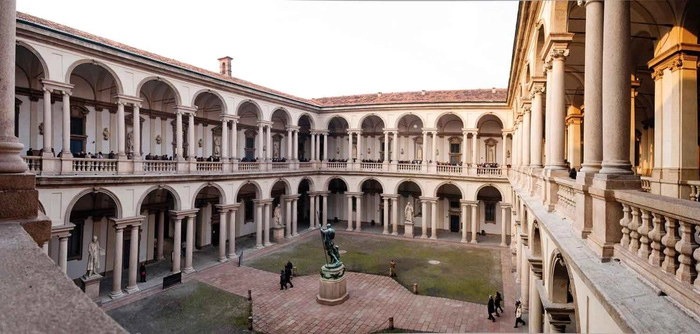 The Renaissance Palazzo di Brera được xây dựng từ giữa năm 1651 đến năm 1773. Ảnh: Jessica Norah The Renaissance Palazzo di Brera được xây dựng từ giữa năm 1651 đến năm 1773. Ảnh: Jessica Norah
