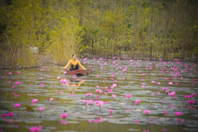 Đường vào suối Yến - chùa Hương mộng mơ. Ảnh: HV Nhiếp ảnh Ánh sáng