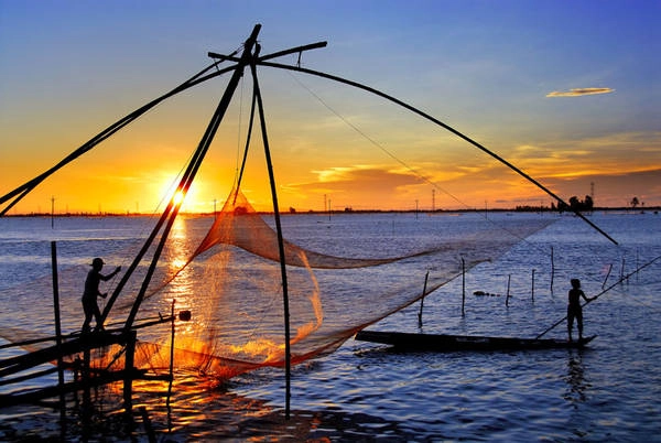Khung cảnh yên bình của miền Tây sông nước. Ảnh: etstravel Khung cảnh yên bình của miền Tây sông nước. Ảnh: etstravel