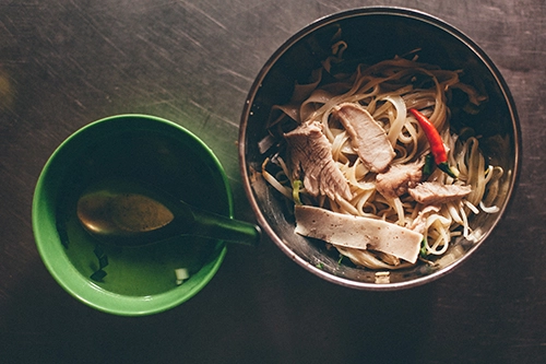 Hủ tiếu bà Sẩm nổi tiếng ở Sa Đéc. Ảnh: Liêu Lãm. Hủ tiếu bà Sẩm nổi tiếng ở Sa Đéc. Ảnh: Liêu Lãm.