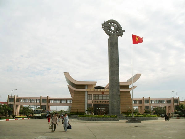Cửa khẩu Mộc Bài. Ảnh: panoramio.com Cửa khẩu Mộc Bài. Ảnh: panoramio.com