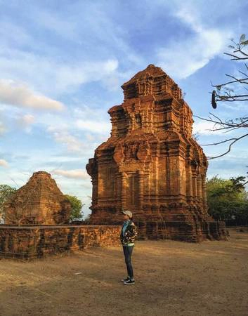 Tháp Chăm ở Phan Thiết.