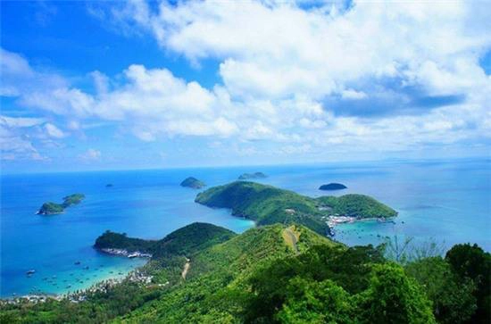 Đảo Nam Du nhìn từ trên cao. Ảnh: ivivu. Đảo Nam Du nhìn từ trên cao. Ảnh: ivivu.