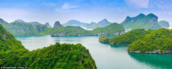 Mu Ko Ang Thong ở Thái Lan - Ảnh: Shutterstock Mu Ko Ang Thong ở Thái Lan - Ảnh: Shutterstock