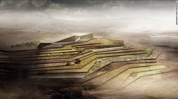 Bảo tàng Palestinian (Palestine): Bảo tàng Palestinian nằm trên một ngọn đồi bậc thang nằm ở Bờ Tây (West Bank), vùng lãnh thổ nằm kín trong lục địa tại Trung Đông, thuộc lãnh thổ Palestine, phía bắc Jerusalem. Dự tính sẽ mở cửa vào 15/5/2016, với diện tích gần 40.000 m<sup>2</sup>, bảo tàng là công trình lớn nhất dành riêng cho các hoạt động trưng bày, bảo tồn văn hóa và nghệ thuật của người Palestine. Bảo tàng Palestinian (Palestine): Bảo tàng Palestinian nằm trên một ngọn đồi bậc thang nằm ở Bờ Tây (West Bank), vùng lãnh thổ nằm kín trong lục địa tại Trung Đông, thuộc lãnh thổ Palestine, phía bắc Jerusalem. Dự tính sẽ mở cửa vào 15/5/2016, với diện tích gần 40.000 m<sup>2</sup>, bảo tàng là công trình lớn nhất dành riêng cho các hoạt động trưng bày, bảo tồn văn hóa và nghệ thuật của người Palestine.