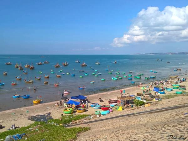 Một góc làng chài nhìn từ trên cao. Ảnh: Tiểu Duy Một góc làng chài nhìn từ trên cao. Ảnh: Tiểu Duy