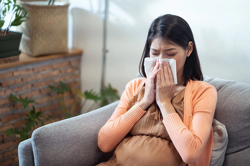 Ai trong chúng ta cũng đều có nguy cơ mắc cảm cúm và tình trạng này dễ xuất hiện ở phụ nữ mang thai