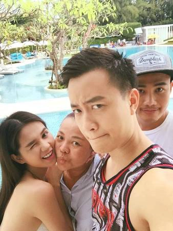 Người mẫu Ngọc Trinh và diễn viên Lương Mạnh Hải nhắng nhít bên nhau Người mẫu Ngọc Trinh và diễn viên Lương Mạnh Hải nhắng nhít bên nhau