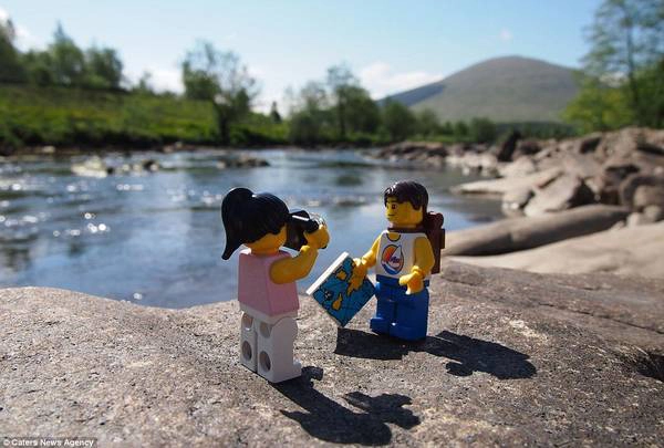 Trong một chuyến viếng thăm thị trấn Bridge of Orchy, Argyll and Bute, Scotland.