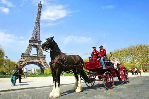 Tour xe ngựa thăm quan Paris. Ảnh: Frenchadvantures. ba-cach-tan-huong-mot-ngay-o-paris-ivivu-3