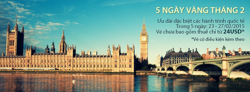 5 ngày vàng tháng 2