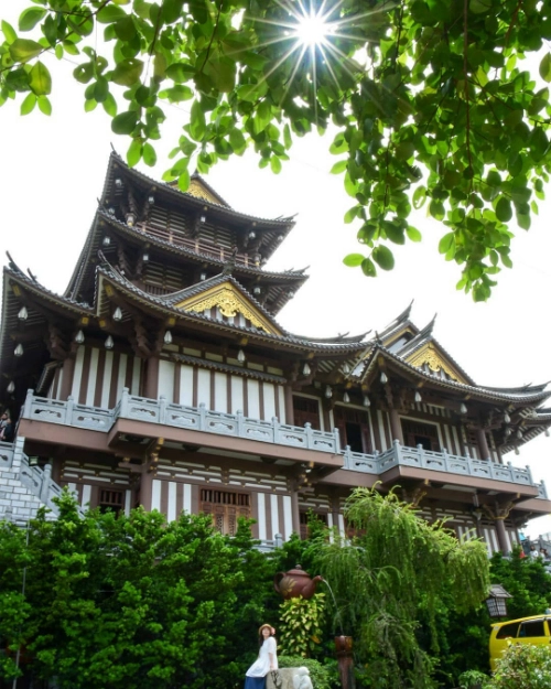 Tu viện Khánh An nằm ngay tại quận 12, TP HCM. Ảnh: pgbao Tu viện Khánh An nằm ngay tại quận 12, TP HCM. Ảnh: pgbao