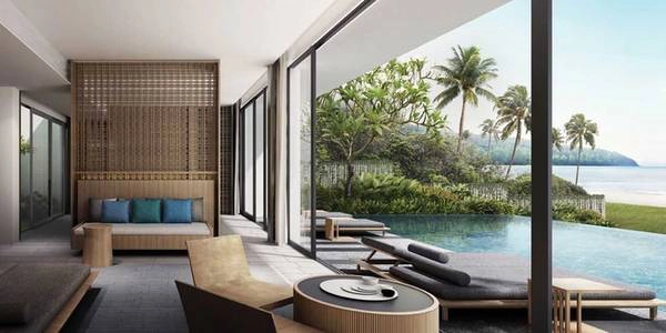 Chuỗi biệt thự Alila Villas (phòng đôi có giá từ 300 USD) trên đảo Koh Russey, Campuchia được xây dựng trên một diện tích rộng lớn của rừng và biển. Mỗi biệt thự rộng rãi đều có hồ bơi riêng nhìn ra vịnh Thái Lan.