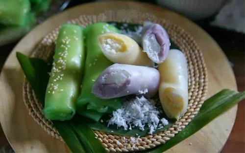 Bánh ướt ngọt đa sắc trong văn hóa ẩm thực miền Tây. Ảnh: banhbeobi Bánh ướt ngọt đa sắc trong văn hóa ẩm thực miền Tây. Ảnh: banhbeobi