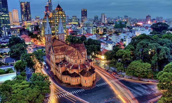 Một góc thành phố Hồ Chí Minh. Ảnh: Blogspot bao-anh-noi-ve-su-thay-doi-cua-viet-nam-ivivu-2