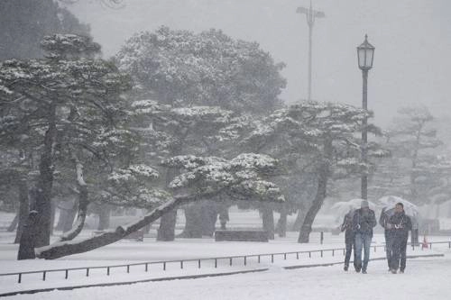 JAPAN-WEARTHER-SNOW