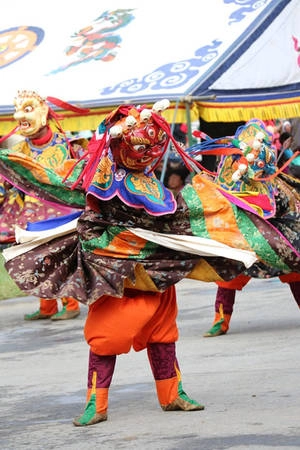 Thimphu Tshechu ở thủ đô.