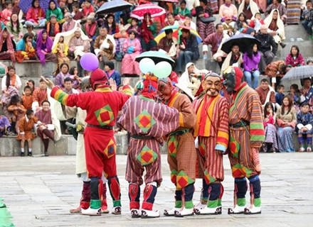 Thimphu Tshechu ở thủ đô.