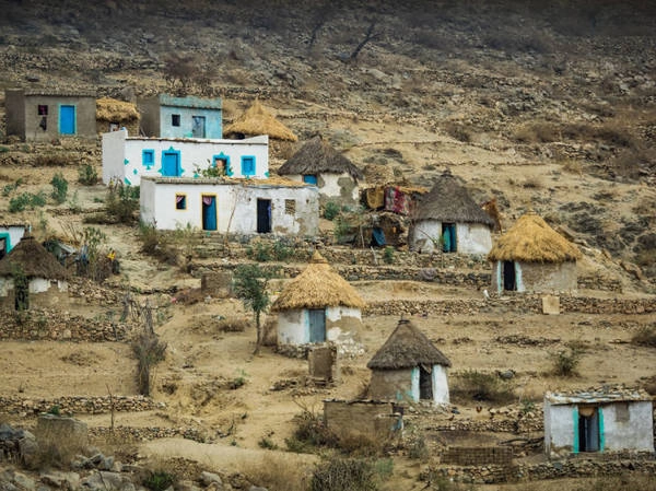 Những ngôi nhà truyền thống ở Eritrea Những ngôi nhà truyền thống ở Eritrea