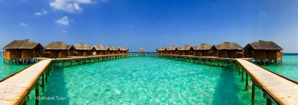 Một resort ở Maldives.