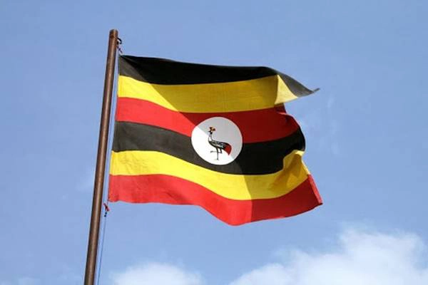 Sếu xám hoàng gia (loài đặc hữu của đồng cỏ châu Phi) xuất hiện trên cờ của Uganda Sếu xám hoàng gia (loài đặc hữu của đồng cỏ châu Phi) xuất hiện trên cờ của Uganda
