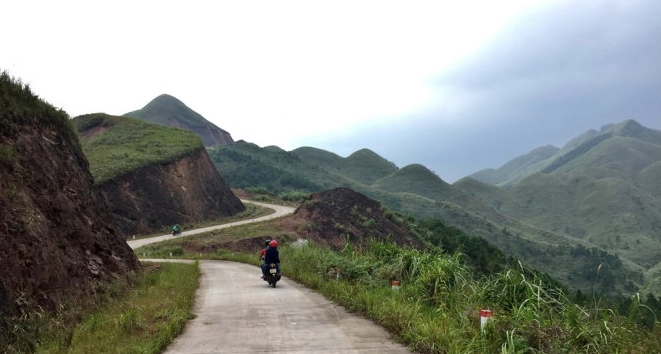 Đường tuần tra biên giới Bình Liêu. Ảnh: FB Binh Lieu Travel Guide