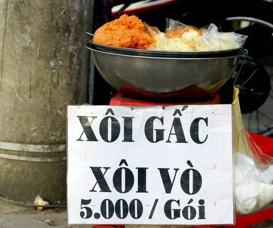 Xôi gấc xôi vò cũng có giá tương tự. Xôi gấc xôi vò cũng có giá tương tự.