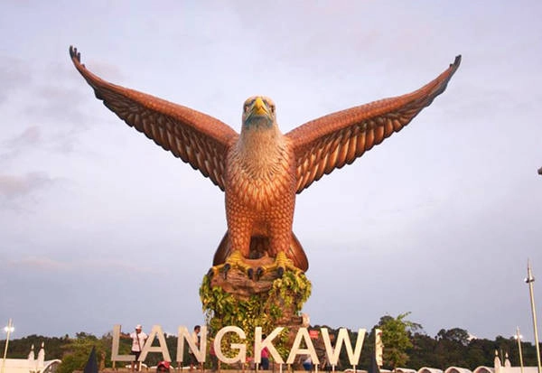 Trung tâm Kuah của Langkawi, nơi có quảng trường Đại Bàng Trung tâm Kuah của Langkawi, nơi có quảng trường Đại Bàng