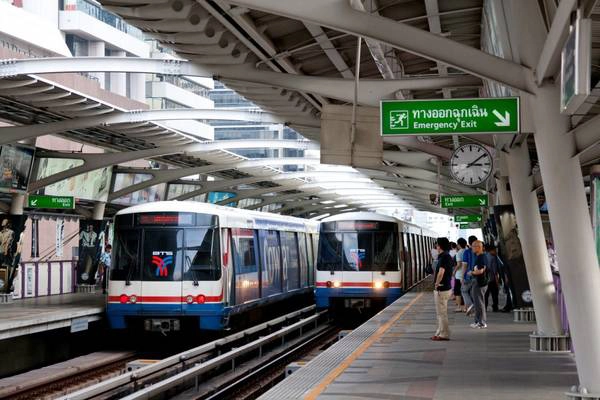 Trạm Skytrain BTS ở Bangkok