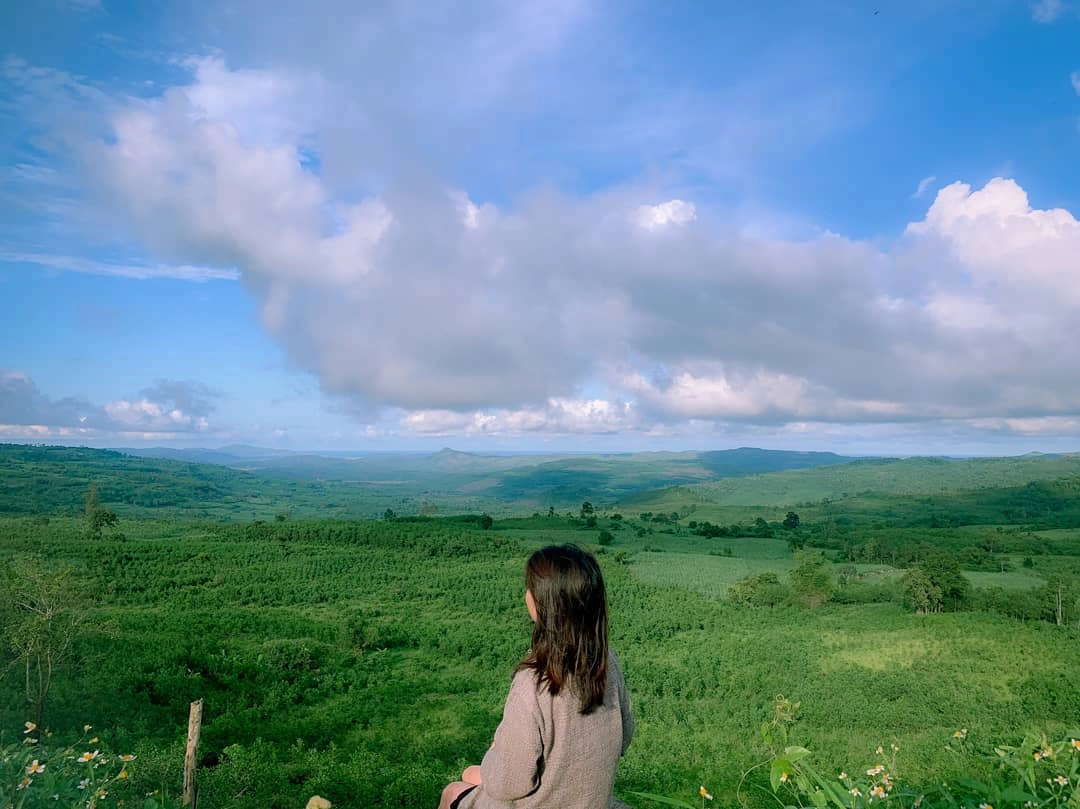 Check-in tại cao nguyên Vân Hòa. Ảnh: @__yang.yang_.