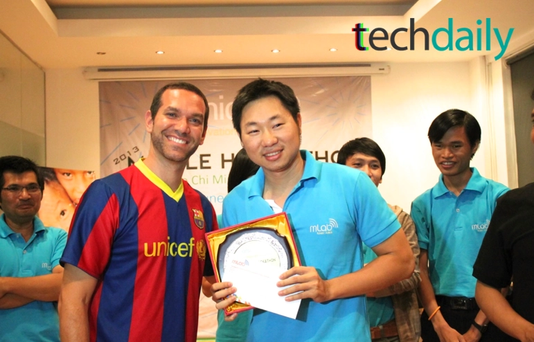 CUCCUNG.VN là một trong hai đội đạt giải nhất tại mLab Mobile Hackathon Vietnam 2013 – Ảnh: Techdaily.vn