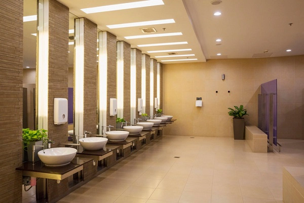 Ngỡ như những bồn rửa trong một khách sạn thông minh chứ không phải trong sân bay! - Ảnh: Telegraph Ngỡ như những bồn rửa trong một khách sạn thông minh chứ không phải trong sân bay! - Ảnh: Telegraph