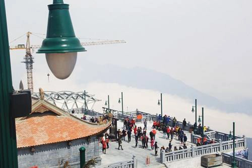 Quang cảnh ga đến nhìn từ trên cao Quang cảnh ga đến nhìn từ trên cao