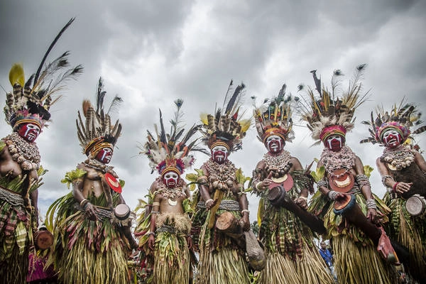 Lễ hội Goroka đầy màu sắc ở Papua New Guiea. Ảnh: Fabien Astre Lễ hội Goroka đầy màu sắc ở Papua New Guiea. Ảnh: Fabien Astre