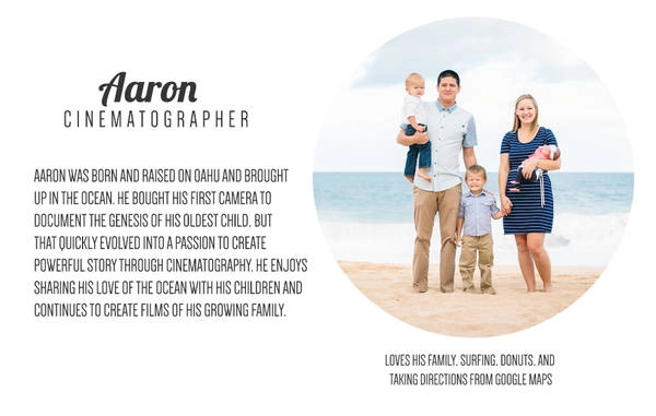Gia đình Aaron. Ảnh: Makai Creative Gia đình Aaron. Ảnh: Makai Creative