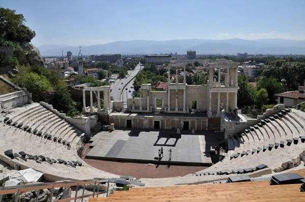 Nhà hát cổ La Mã tại Plovdiv - Ảnh: wiki