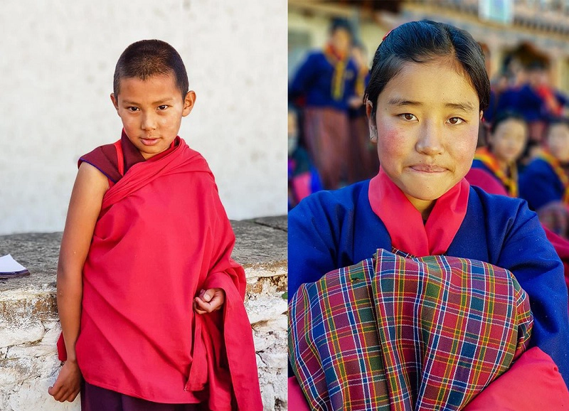 Trẻ em Bhutan - Ảnh: Hải Piano Trẻ em Bhutan - Ảnh: Hải Piano