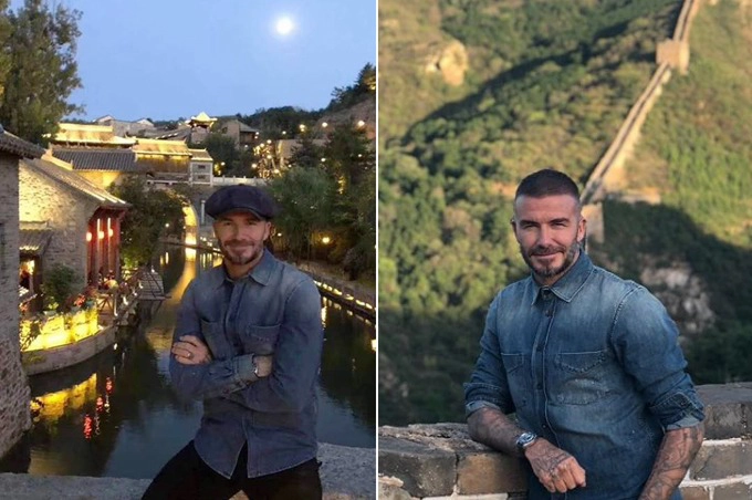 Trong lần ghé thăm Trung Quốc mùa thu năm 2018, cựu ngôi sao bóng đá David Beckham cũng đã đặt chân tới Vạn Lý Trường Thành và chiêm ngưỡng khung cảnh thị trấn Gubei khi đêm về. Thậm chí, Becks còn tham gia một trấn đấu giao hữu với các em nhỏ trên sân đá bóng trong khuôn viên làng. Anh viết trên trang cá nhân: "Hôm nay, tôi đã có cơ hội lần đầu tiên đên Vạn Lý Trường Thành. Tôi cảm thấy rất may mắn khi công việc cho phép mình được đi du lịch và nhìn thấy nhiều cảnh sắc tươi đẹp như vậy. Đây là một trong những nơi tuyệt vời nhất mà tôi từng tới".