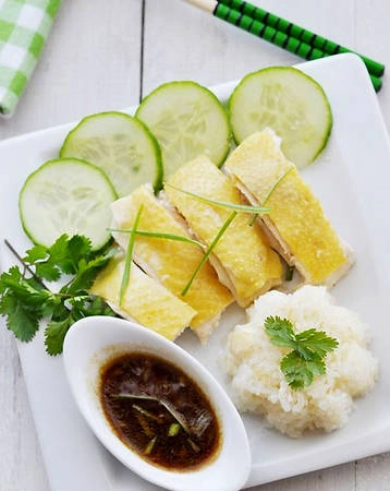 Cơm gà Hải Nam Sài Gòn. Ảnh: Amthucsaigon Cơm gà Hải Nam Sài Gòn. Ảnh: Amthucsaigon