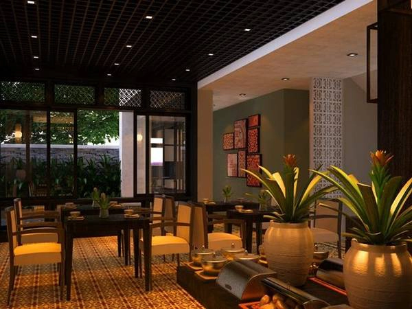 Nhà hàng tại khách sạn Royal Riverside Hội An phục vụ cả các món ăn truyền thống Việt Nam và các món ăn ngon nổi tiếng của Phương Tây. Nhà hàng tại khách sạn Royal Riverside Hội An phục vụ cả các món ăn truyền thống Việt Nam và các món ăn ngon nổi tiếng của Phương Tây.